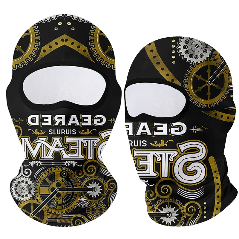 Moto Clown Ghost Skull Mask Breathable Bandana by RiderOut