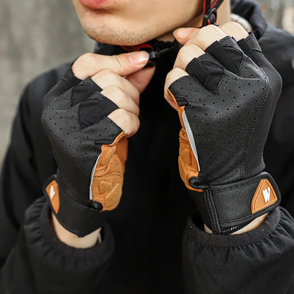 Half Finger Riding Motorcycle Gloves by RiderOut™