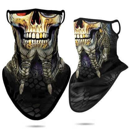 Breathable Skull Neck Gaiter Bandana by RiderOut™