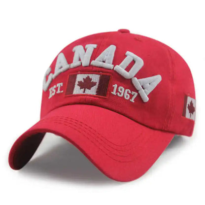 Canada Flag Embroidery Baseball Cap by RiderOut™