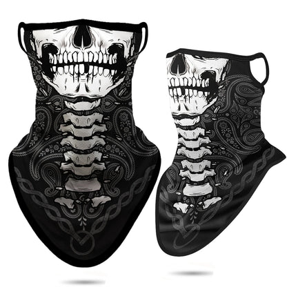Breathable Skull Neck Gaiter Bandana by RiderOut™