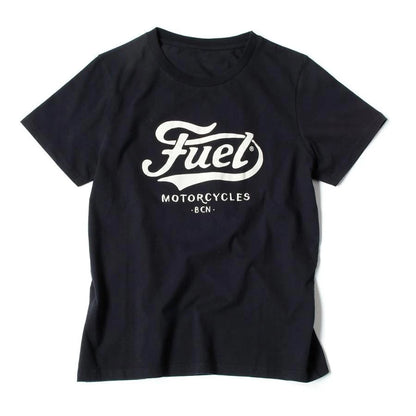 Black Fuel Motorcycles Cotton T-shirt by RiderOut™