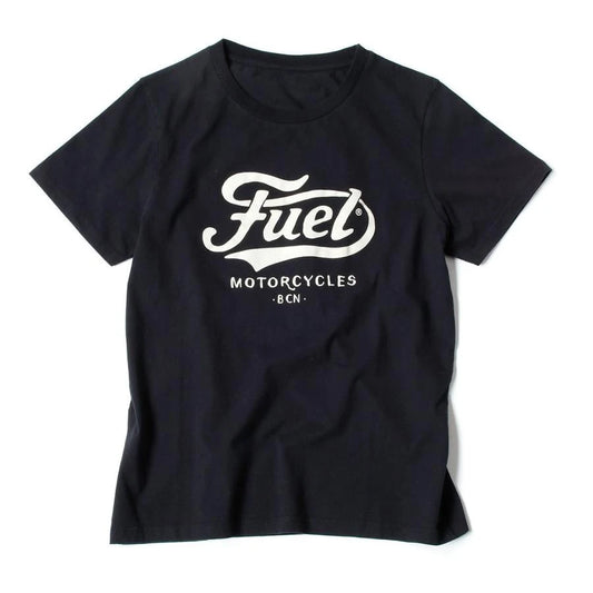 Black Fuel Motorcycles Cotton T-shirt by RiderOut™