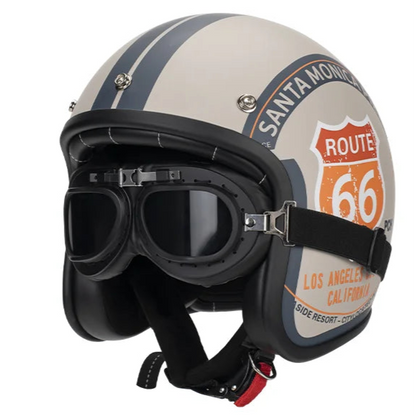 Route 66 ECE DOT Approved Motorcycle Helmet by RiderOut™