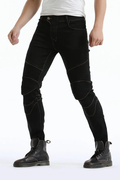 Denim Motorcycle Riding Jeans Trousers by RiderOut™