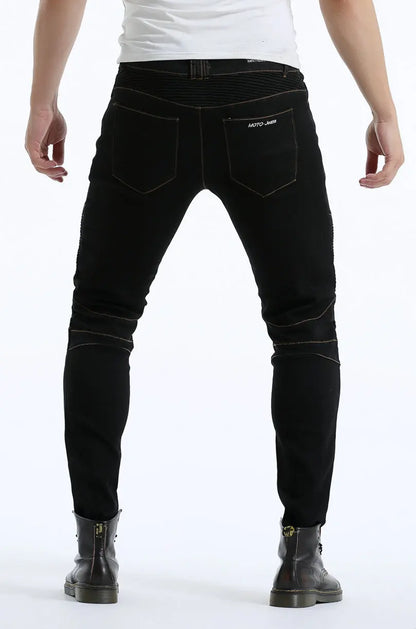 Denim Motorcycle Riding Jeans Trousers by RiderOut™