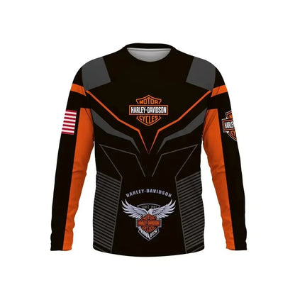 HD Motorcycle 3D Print Sports T-shirt by RiderOut™