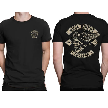 Black Motorcycle Speed Junkies T-shirt by RiderOut™