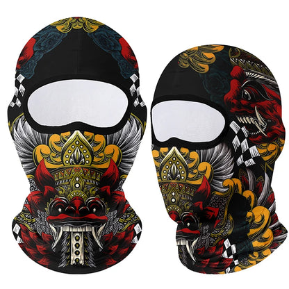 Moto Clown Ghost Skull Mask Breathable Bandana by RiderOut
