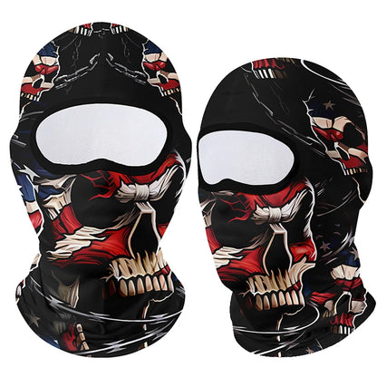 Moto Clown Ghost Skull Mask Breathable Bandana by RiderOut
