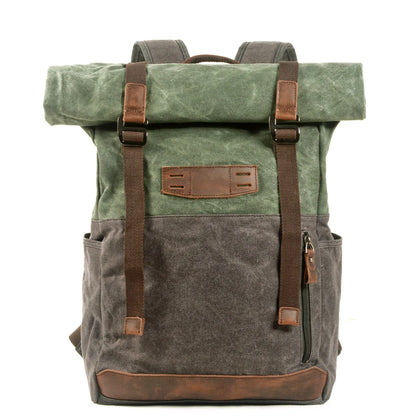 Retro Bag Oil Wax Canvas Backpacks by RiderOut™
