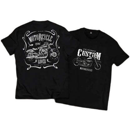 American Retro Vintage Motorcycle T-shirt by RiderOut™