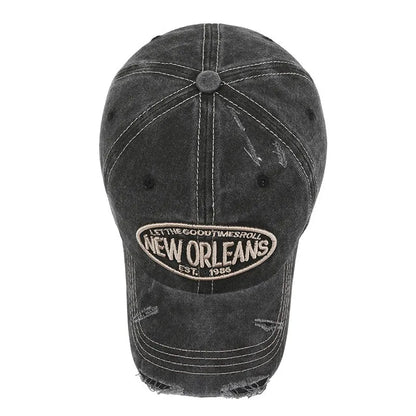 New Orleans 3D Embroidery Baseball Cap by RiderOut™