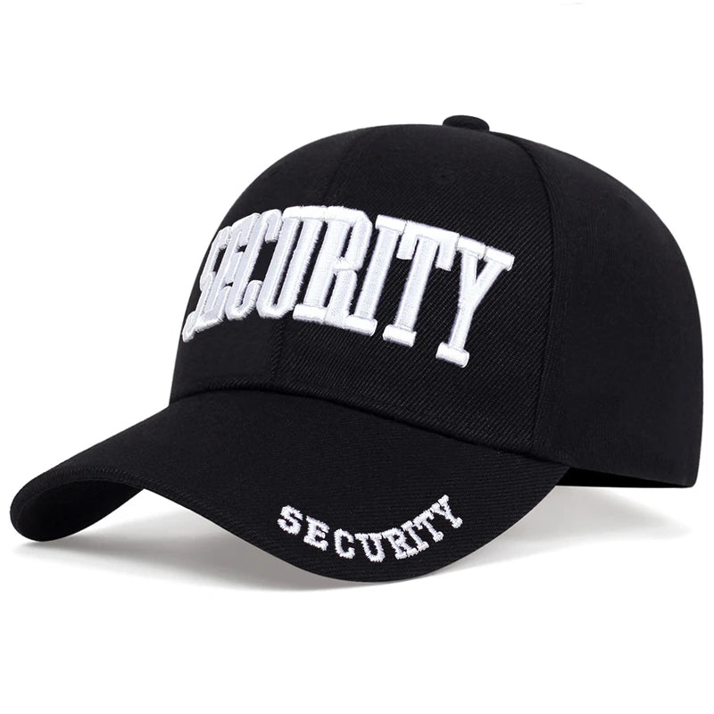 SECURITY Letter Embroidery Baseball Cap by RiderOut™