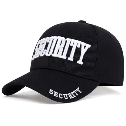 SECURITY Letter Embroidery Baseball Cap by RiderOut™