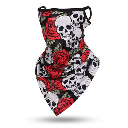 Skull Breathable Hanging-ear Bandana by RiderOut™