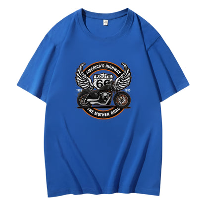 Americas Highway Cotton T-Shirts by RiderOut™