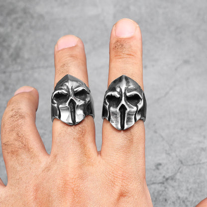 Spartan Helmet Warrior Skull Ring by RiderOut™