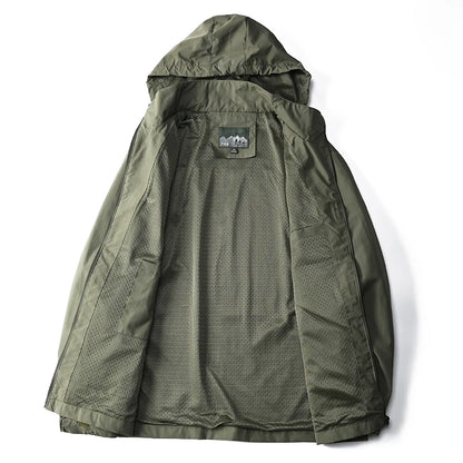 Windbreaker Tactical Waterproof Hooded Jacket by RiderOut