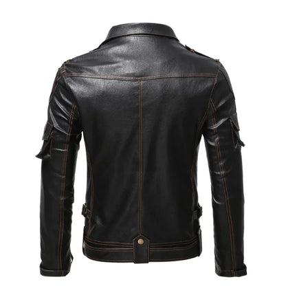 Vintage Ghost Rider Motorcycle Multi-zip Jacket by RiderOut