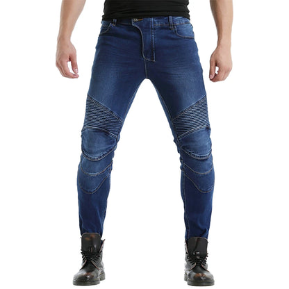 Denim Motorcycle Riding Jeans Trousers by RiderOut™