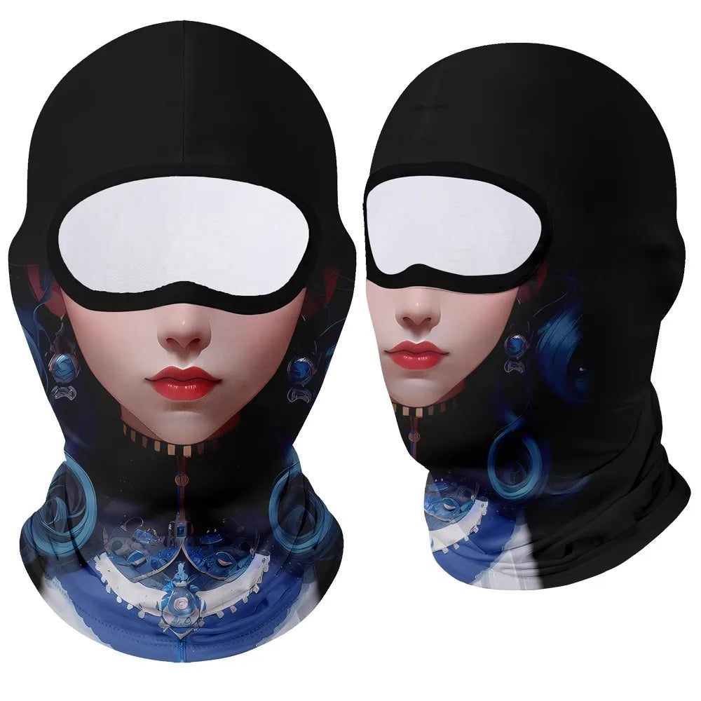 Designer Full Face  Motorcycle Bandana by RiderOut