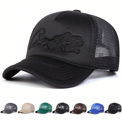 CRTZ Pentagram Embroidery Baseball Net Caps by RiderOut™