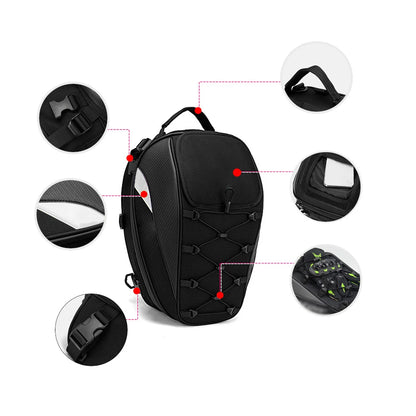 Motorcycle Helmet Tail Waterproof Bag by RiderOut™