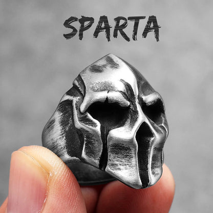 Spartan Helmet Warrior Skull Ring by RiderOut™
