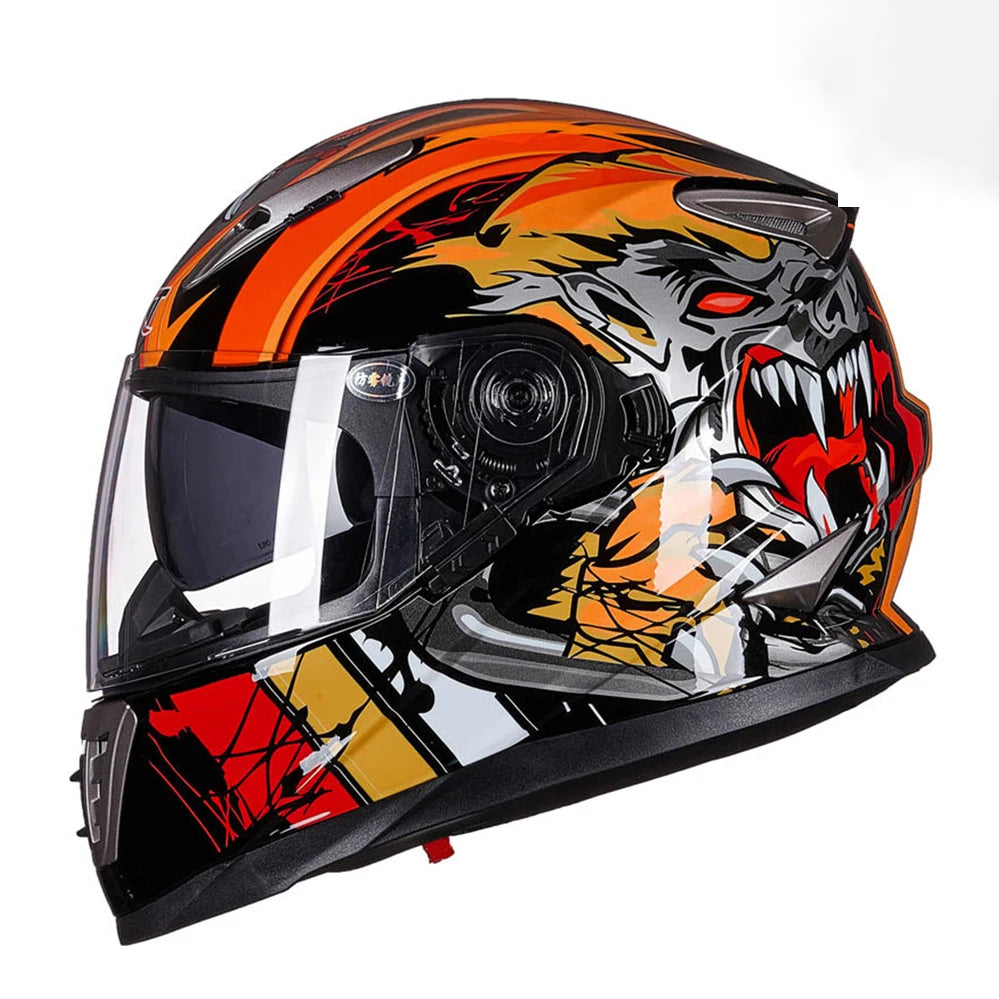 DOT Approved Full Face Motorcycle Helmets by RiderOut™
