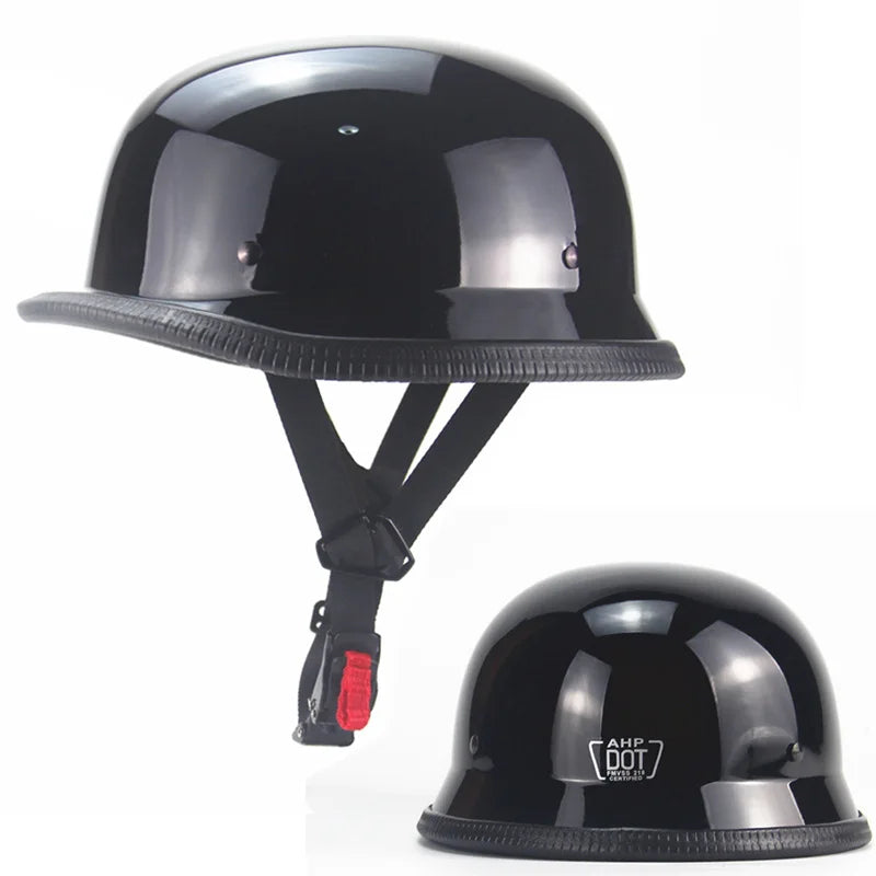 German Style Vintage Motorcycle Helmet by RiderOut™