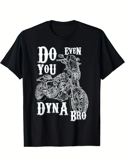 Black HD Dyna Motorcycle T-shirt by RiderOut™