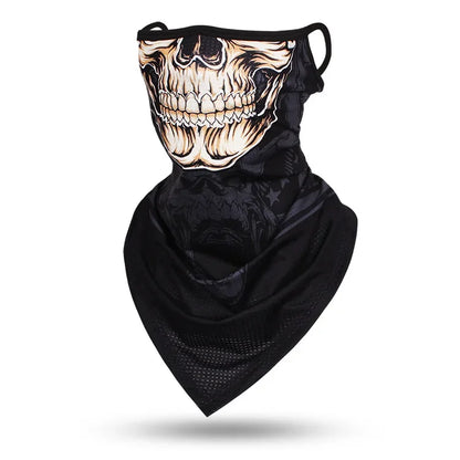 Skull Breathable Hanging-ear Bandana by RiderOut™