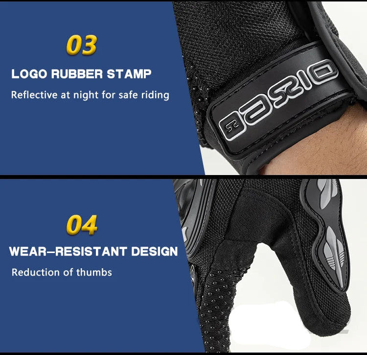 Non-slip Wear-resistant Motocross Racing Gloves by RiderOut™