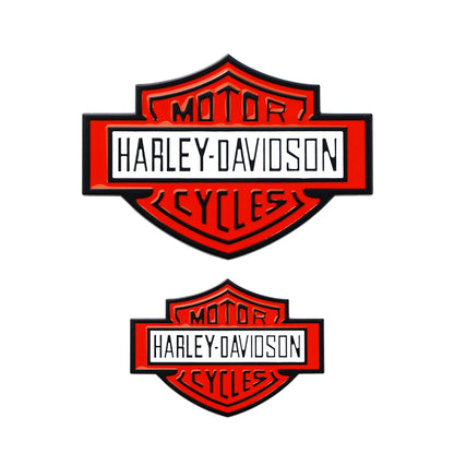 2PCS HD Motorcycle Basic Logo Metal Stickers by RiderOut™