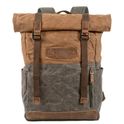 Retro Bag Oil Wax Canvas Backpacks by RiderOut™