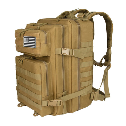 Military Tactical Backpack 45L Large  by RiderOut™