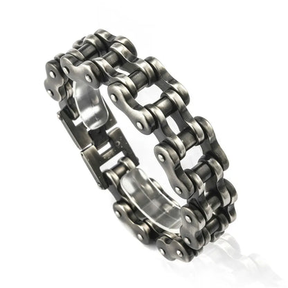 Retro Motorcycle Biker Chain Link Bracelet by RiderOut™