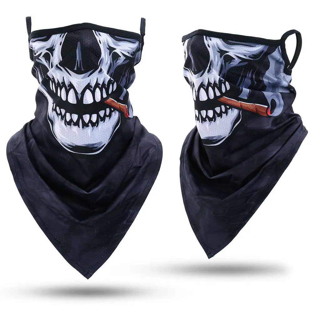 Skull Hanging Ear Bandana by RiderOut™
