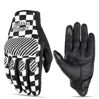 Vintage Leather Motorcycle Gloves by RiderOut™