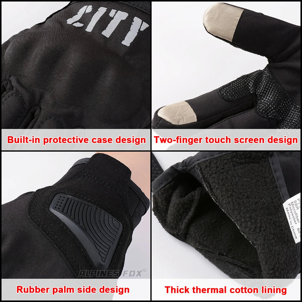 Protective Windproof Motorcycle Gloves by RiderOut™
