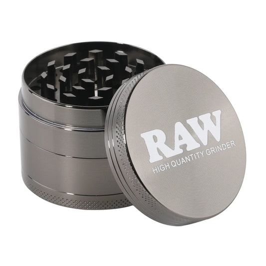 2" Metal Zinc Alloy Gray Herb Grinder by RAW™