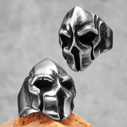 Spartan Helmet Warrior Skull Ring by RiderOut™