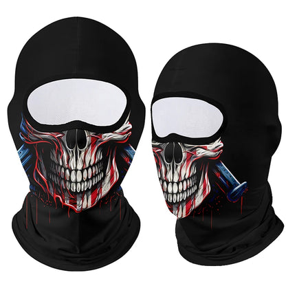 Moto Clown Ghost Skull Mask Breathable Bandana by RiderOut