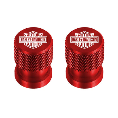 Metal Motorcycle Key Rings Keychain & Tire Valve Stem Caps for HD by RiderOut™