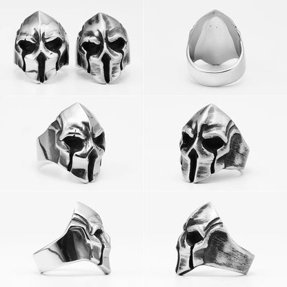 Spartan Helmet Warrior Skull Ring by RiderOut™
