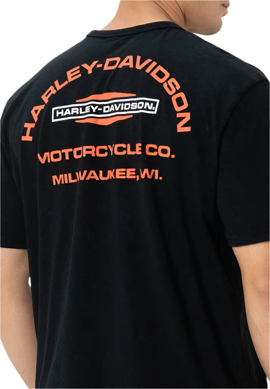 Black HD Simple Logo T-shirts by RiderOut™