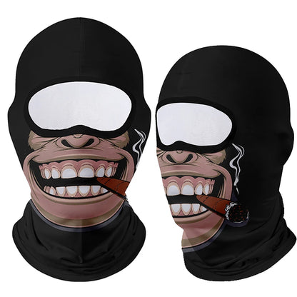 Moto Clown Ghost Skull Mask Breathable Bandana by RiderOut