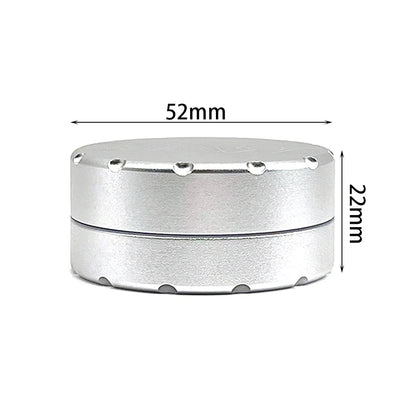 52MM Aluminum Sliver Herb Grinder RAW