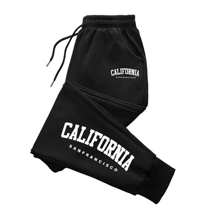 California Fashion Print Casual Jogger Pants by RiderOut
